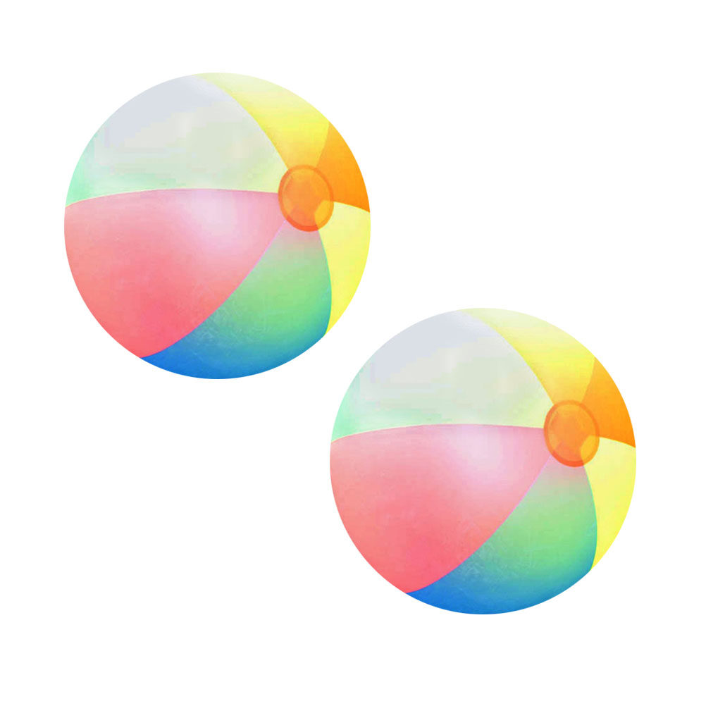 Party Games Easy Kids - Inflatable Beach Ball Rainbow Design Kids