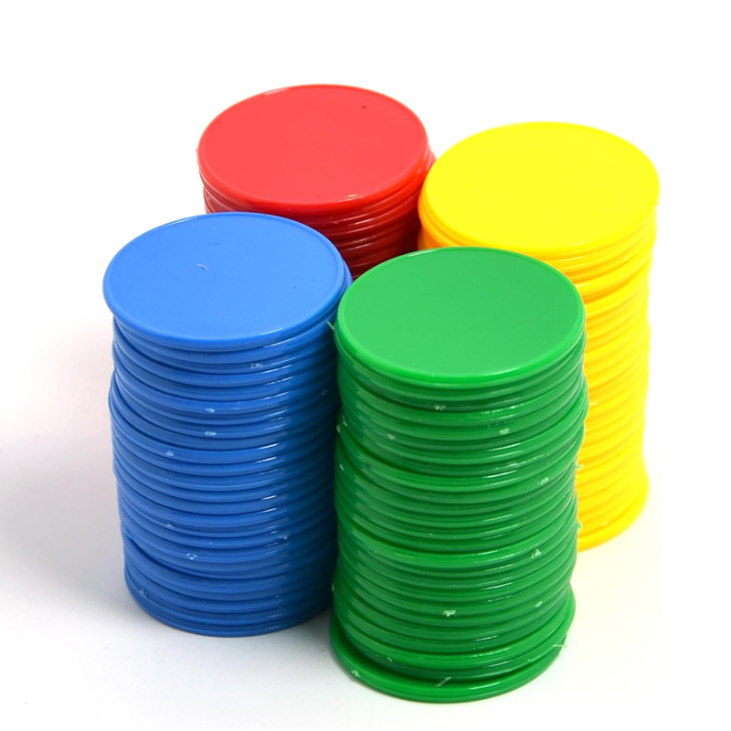 Party Games Juego - Bingo Markers Chips 37MM 4 Colors