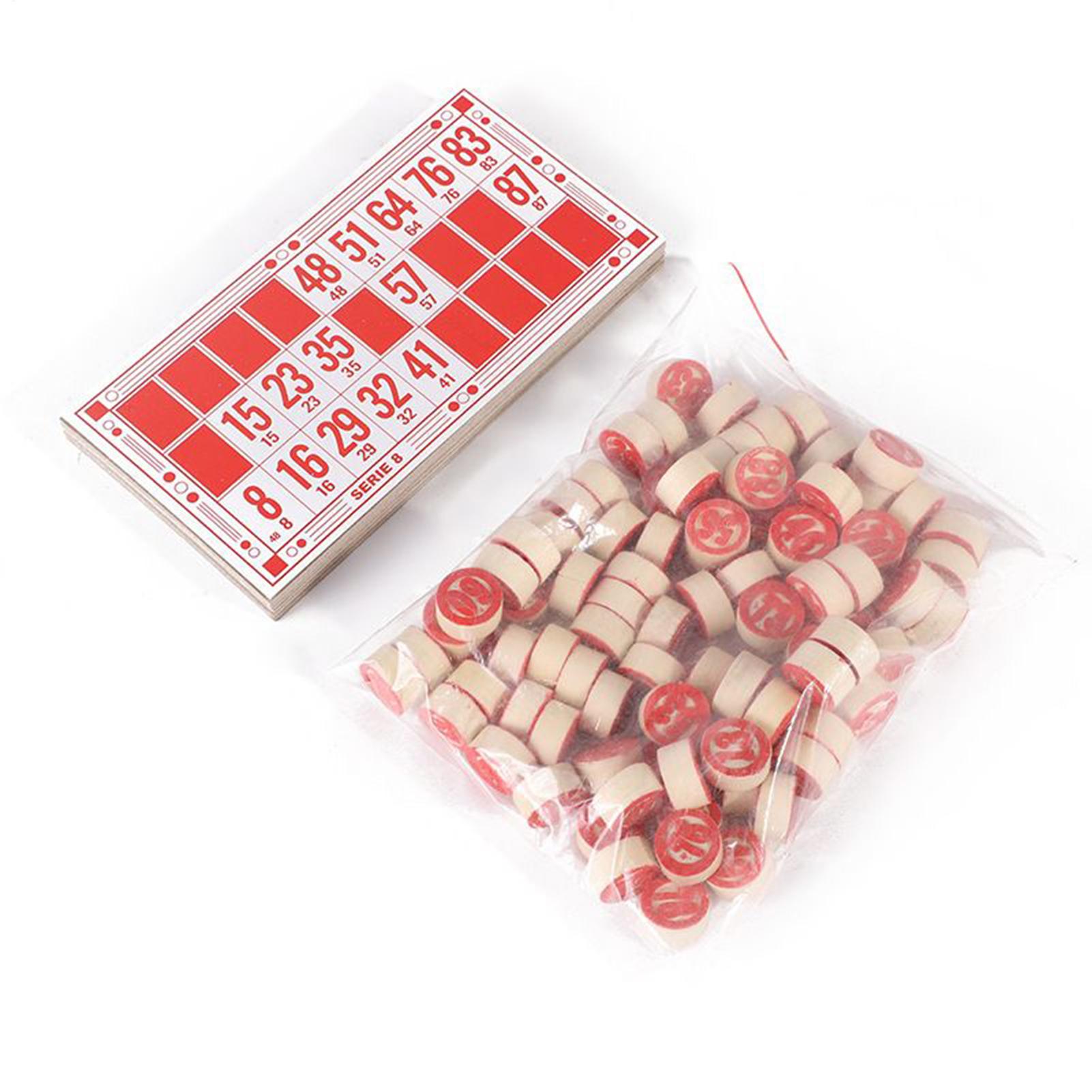 Bingo Set Funny Vintage Wooden - Play Friends Party Games review and price