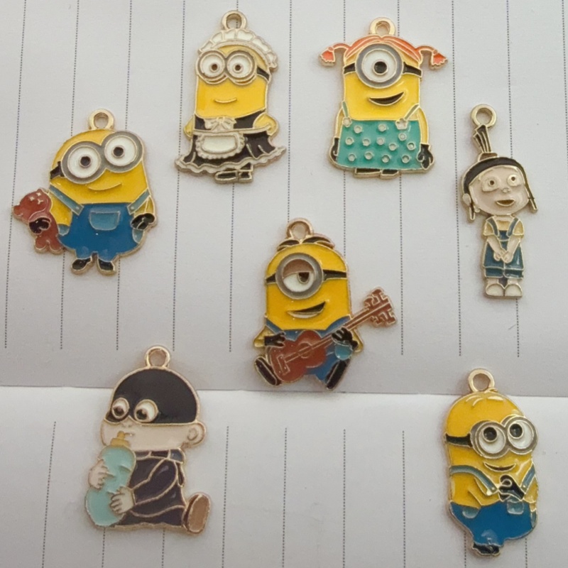 10pcs alloy drip oil cartoon p - Party Games Crazy review and price