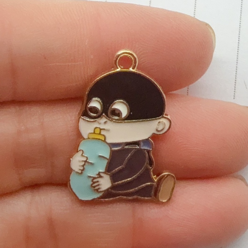 10pcs alloy drip oil cartoon p - Party Games Crazy review and price