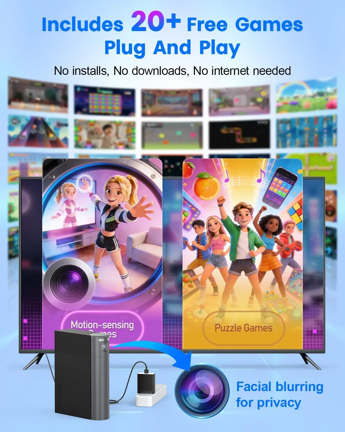 AR Motion Gaming Console for K - Party Games Physical review and price
