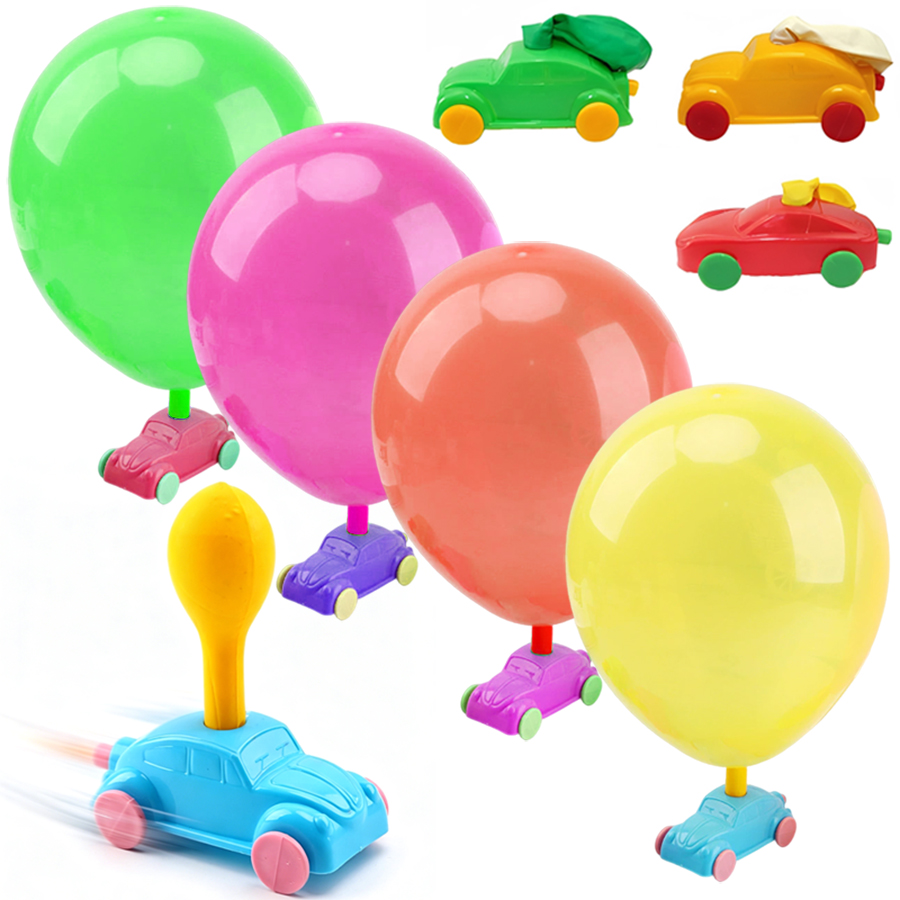 2-8pcs Balloon Powered Car Aer - Party Games Physical review and price