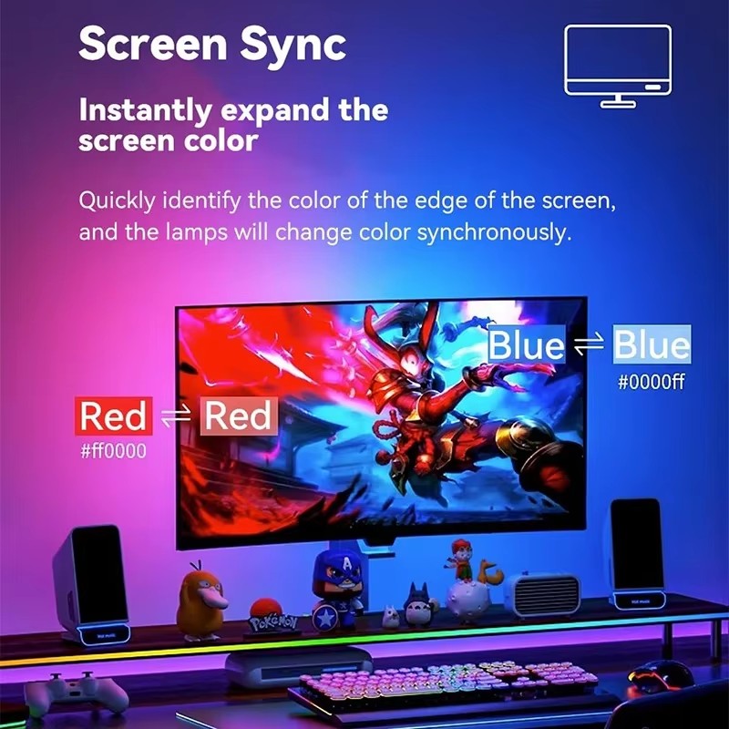 RGB Gaming Lights Strip Monito - Party Games Night review and price