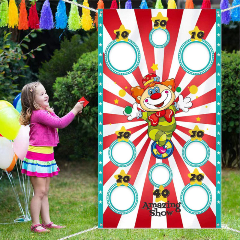Fun Bean Bag Toys Game Banner  - Party Games Physical review and price