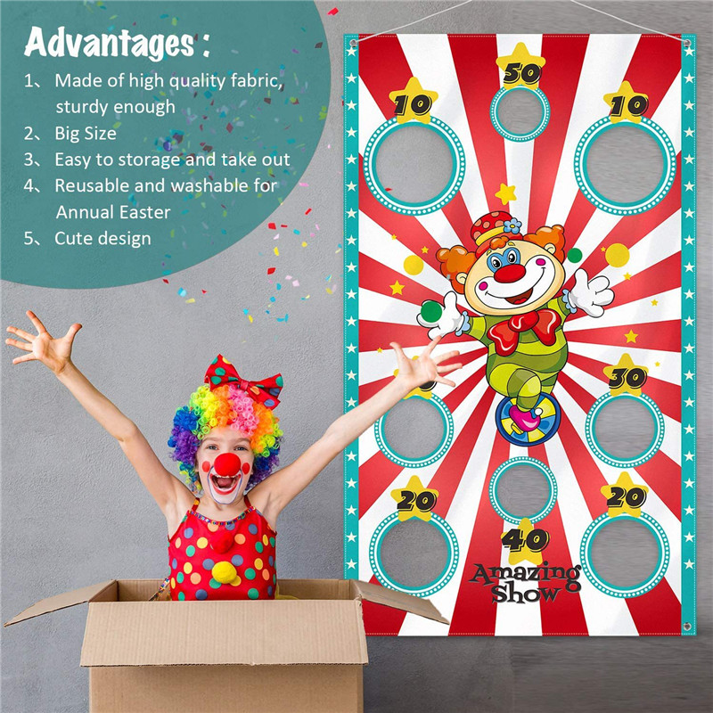 Fun Bean Bag Toys Game Banner  - Party Games Physical review and price