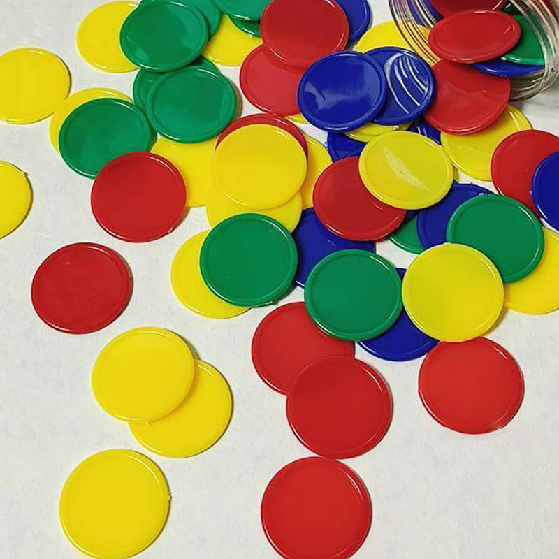 Bingo Markers Chips 37MM 4 Col - Party Games Juego review and price