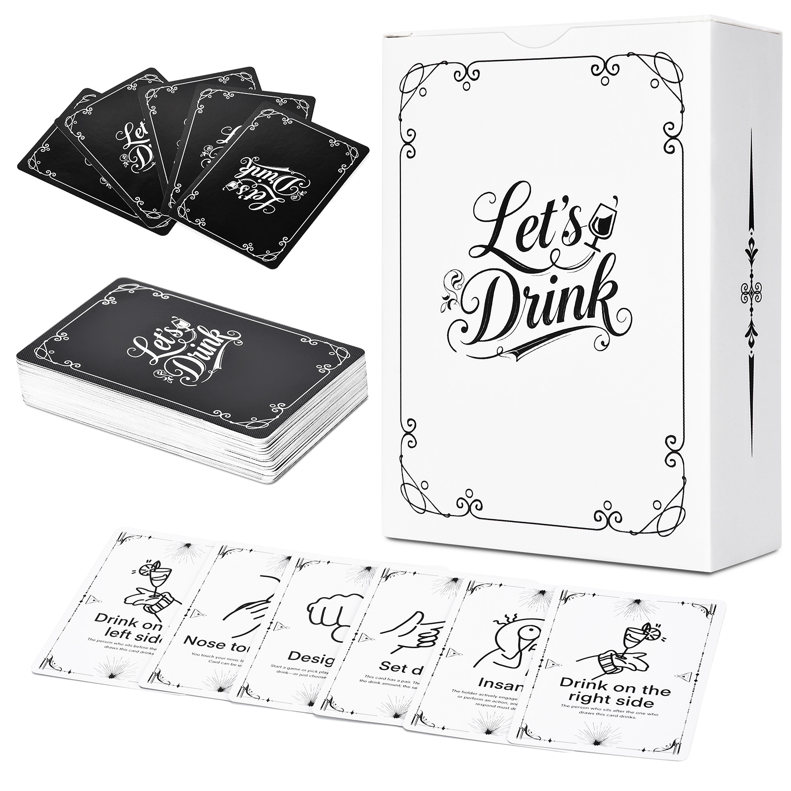 Adult Drinking Game Cards – 52 - Party Games Night review and price