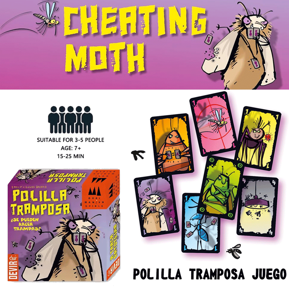 Polilla Tramposa Board Games T - Party Games Juego review and price