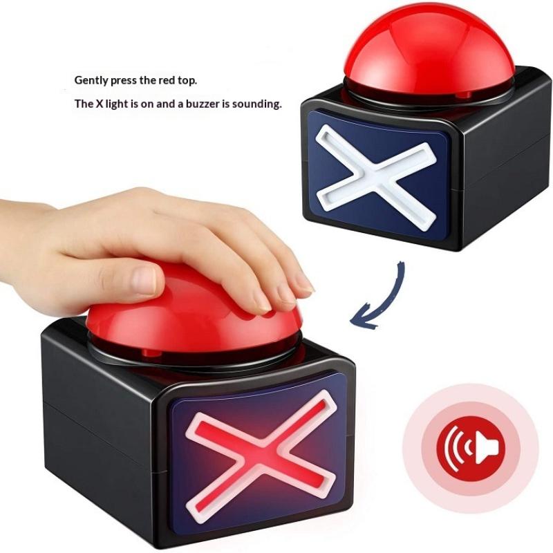 Glitter Light Up Sound Buzzer  - Party Games Night review and price